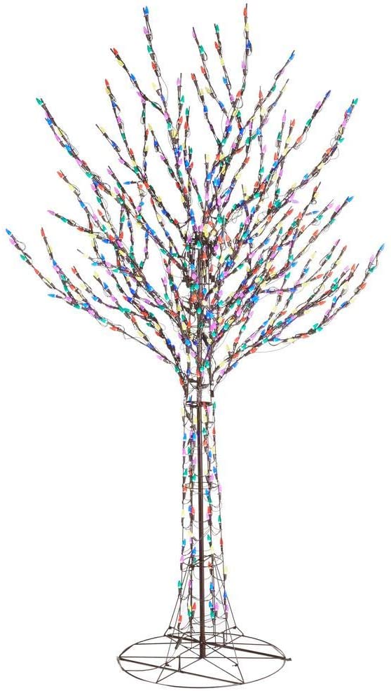 Home Accents Holiday 8 ft LED Pre-Lit Bare Branch Tree