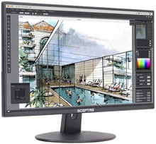 Load image into Gallery viewer, Sceptre E205W-1600 20" 75Hz Ultra Thin LED Monitor HDMI VGA Build-in Speakers, Metallic Black (2018 version)