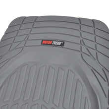 Load image into Gallery viewer, Motor Trend FlexTough Tortoise - Heavy Duty Rubber Floor Mats for Car SUV Van &amp; Truck - All Weather Protection - Deep Dish (Black)