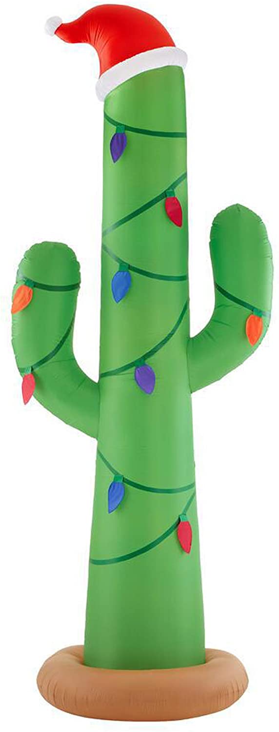 Home Accents Holiday 12 ft. Christmas Giant-Sized Cactus Inflatable
