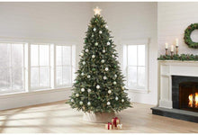 Load image into Gallery viewer, Home Accents Holiday 9 ft Asher Blue Spruce Pre-Lit LED Artificial Christmas Tree with 960 Color Changing Lights