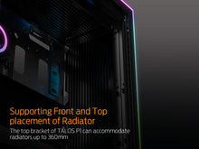 Load image into Gallery viewer, GAMDIAS RGB Gaming Mid-Tower Case Four-Sided Tempered Glass Four LED Strip Switchable IO Port with Three RGB Fans Cases TALOS P1