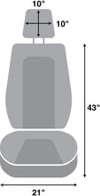Load image into Gallery viewer, Pilot Automotive Swarovski Wavy Stitch Seat Cover Black