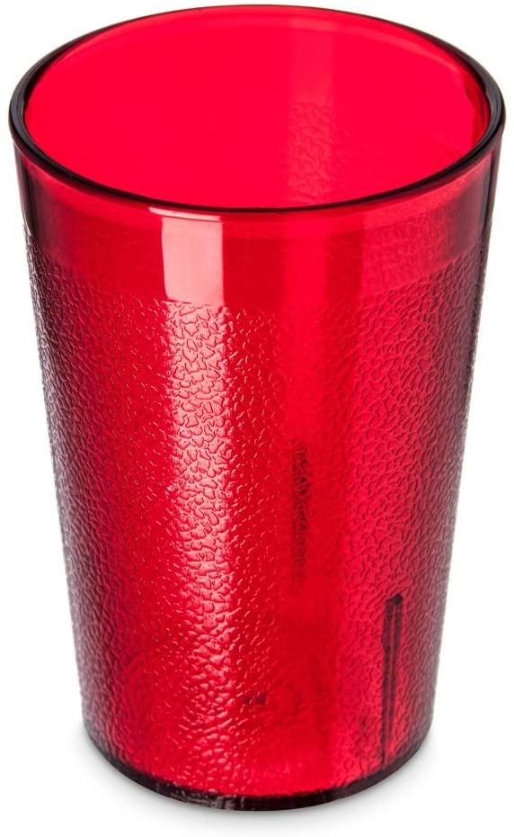 Carlisle 552610 Stackable 8 Oz. Ruby Tumbler - Dozen