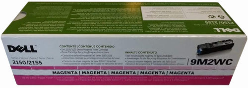 Dell Computer 9M2WC Magenta Toner Cartridge 2150cdn/2150cn/2155cdn/2155cn Color Laser Printers