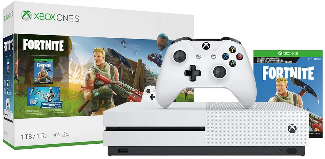 Xbox One S 1TB Console - Fortnite Bundle (Discontinued)
