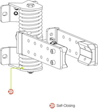 Load image into Gallery viewer, Barrette Outdoor Living 73014317 Self-Closing Device, Black