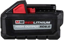 Load image into Gallery viewer, Milwaukee 48-11-1862 M18 18-Volt Lithium-Ion High Output 6.0Ah Battery Pack (2-Pack) (Non-Retail Packaging)