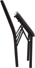 Load image into Gallery viewer, Cosco Wood Folding Chair with vinyl seat &amp; Ladder Back, 2 pack, Espresso