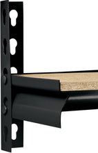 Load image into Gallery viewer, EDSAL URWM184872BK Black Steel Storage Rack, 72&quot; H x 48&quot; W x 18&quot; D