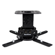 Load image into Gallery viewer, QualGear PRB-717-BLK Universal Ceiling Mount Projector Accessory