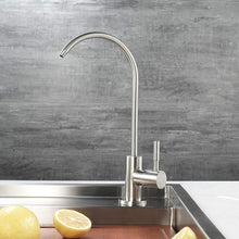 Load image into Gallery viewer, KES Z501 Lead Free Beverage Faucet Drinking Water Filtration System 1/4-Inch Tube, Brushed Stainless Steel