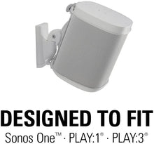 Load image into Gallery viewer, Sanus Wireless Speaker Swivel and Tilt Wall Mount for Sonos ONE, Play:1, and Play:3 - Each