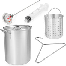 Load image into Gallery viewer, Barton 30-Quart Turkey Deep Fryer Pot Boiling Seafood Cajun Gas-Stove Burner Stand Injector Thermometer 37,000 BTU