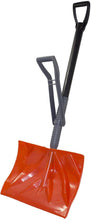 Load image into Gallery viewer, Bigfoot 18&quot; Combination Snow Shovel with Adjustable Ergonomic Handle Alleviates Bending and Strain on Lower Back Adjusts to Users Height Orange