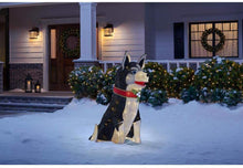 Load image into Gallery viewer, Home Accents Holiday 3 ft Adorable Dogs LED Husky