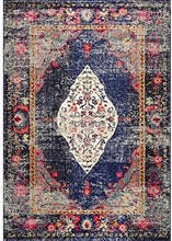 Load image into Gallery viewer, nuLOOM Vintage Medallion Veronica Rug 5' 3" x 7' 7" Navy Rectangle (KKCB26B-53077)