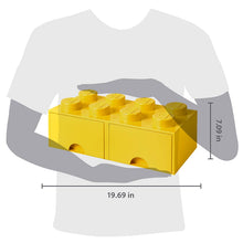 Load image into Gallery viewer, Lego Brick Drawer, 4 Knobs, 1 Drawer, Stackable Storage Box,