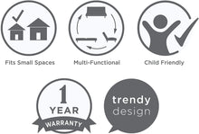 Load image into Gallery viewer, DHP Junior Loft Bed Frame With Ladder, Multifunctional Space-Saving Design