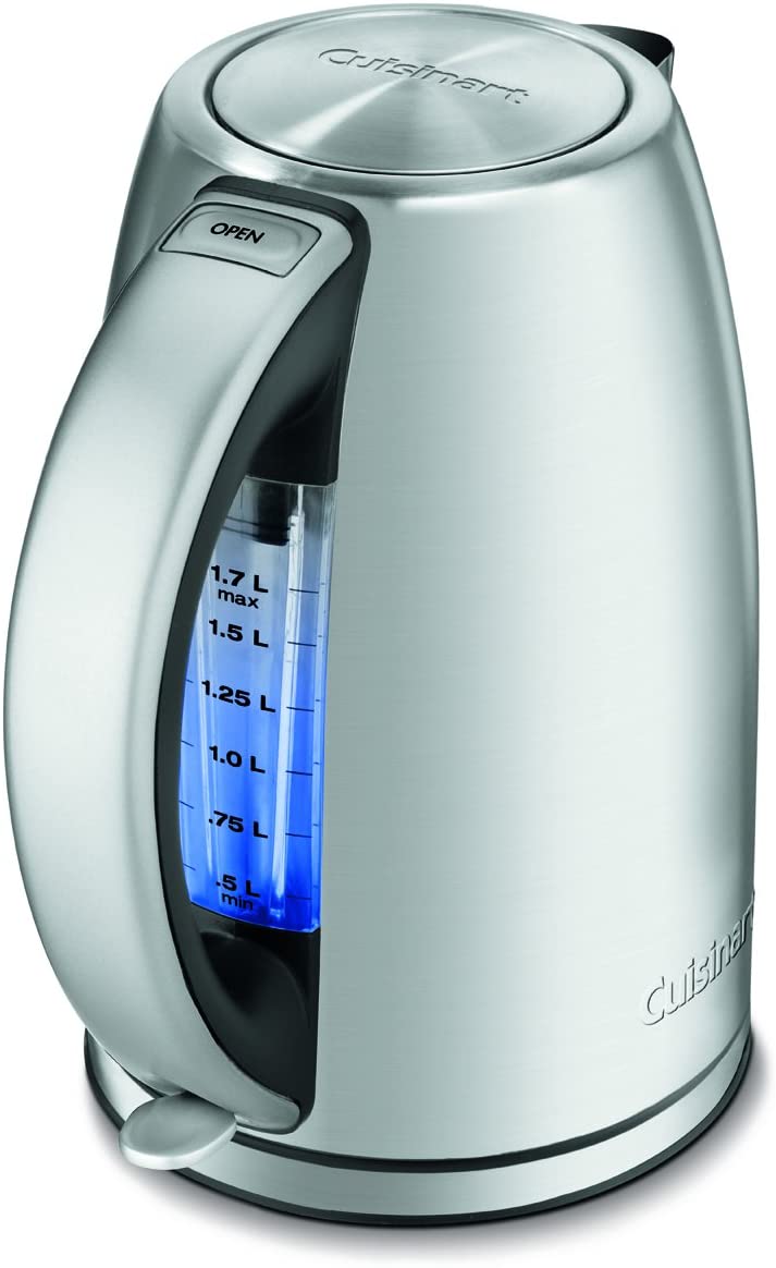 Cuisinart JK-17 Cordless Electric Kettle, 1.7 Liter, Stainless Steel