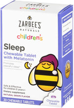 Load image into Gallery viewer, Zarbee's Naturals Children's Sleep with Melatonin Supplement