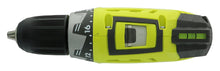 Load image into Gallery viewer, Ryobi P1811 One+ Compact Drill / Driver Kit (5 Piece Bundle: 1x P208 Drill / Driver Power Tool, 2x P102 18 Volt Battery, 1x P118 18 Volt Battery Charger, 1x Lime Green Ryobi Tool Bag)