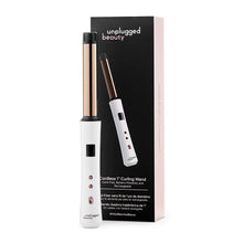 Load image into Gallery viewer, Unplugged Beauty Cordless 1 Inch Clipless Curling Wand – Hair Styling – Hair Styling Tools – Titanium Wand