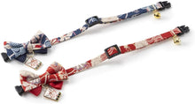 Load image into Gallery viewer, NECO ICHI CATS FIRST Necoichi Kabuki Charm Bow Tie Cat Collar