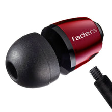 Load image into Gallery viewer, V-MODA Faders Tuned Metal Earplugs - Rouge