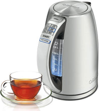 Load image into Gallery viewer, Cuisinart CPK-17 PerfecTemp 1.7-Liter Stainless Steel Cordless Electric kettle, 1.7 L, Silver