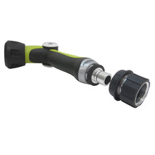 Load image into Gallery viewer, Sun Joe AJHN100-QC One Touch Adjustable Hose Nozzle w/Smart Throttle Control, Green