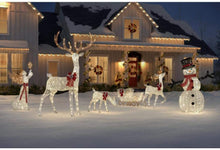 Load image into Gallery viewer, Home Accents Holiday 3.5 ft Polar Wishes LED Doe with Bow