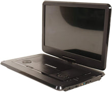 Load image into Gallery viewer, Sylvania 15.6-Inch Swivel Screen Portable DVD Player with USB &amp; SD Card Slot &amp; Rechargeable Battery
