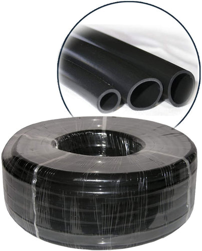 Alpine Corporation V0347PBK Black Alpine Wall PVC Tubing, 5.12 Inch Tall