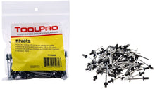 Load image into Gallery viewer, ToolPro Pop Rivets for Ceilings, Black, 1/8" (100 Pack)