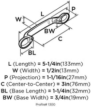 Load image into Gallery viewer, Amerock BP1300-ORB Oil Rubbed Bronze Traditional Cabinet Hardware Handle Pull - 3&quot; Hole Centers