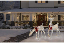Load image into Gallery viewer, Home Accents Holiday 4.5 ft Polar Wishes LED Deer with Bow