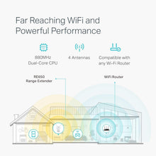 Load image into Gallery viewer, TP-Link Extender WiFi Up Dual Band Range Access Point Internet RE450 PCMag Editor's Smart Home Devices Networking router