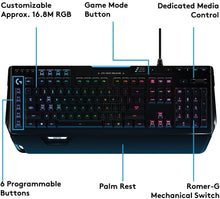 Load image into Gallery viewer, Logitech G910 Orion Spectrum RGB Wired Mechanical Gaming Keyboard