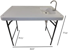 Load image into Gallery viewer, Old Cedar Outfitters Premium Game Cleaning Station with Stainless Steel Legs