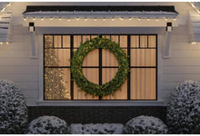 Load image into Gallery viewer, Home Accents Holiday 60 in. Jackson Prelit Artificial Wreath with 300-Low Voltage LED Micro Dot Lights