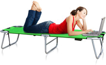 Load image into Gallery viewer, GigaTent One Person 5&#39;10&quot; Tall Lightweight Cot Green