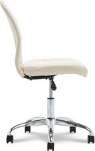 Load image into Gallery viewer, Serta Essentials Ergonomic Armless Low-Back Computer Swivel Task Chair, Faux Leather and Mesh