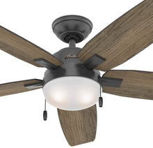 Load image into Gallery viewer, Antero 54 in. LED Indoor Matte Black Ceiling Fan with Light