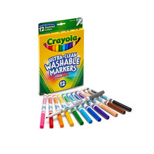 Load image into Gallery viewer, Crayola 12 Ct Fine Washable Markers