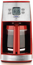 Load image into Gallery viewer, Hamilton Beach Ensemble 12-Cup Coffeemaker with Glass Carafe, Red