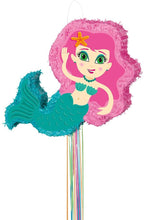 Load image into Gallery viewer, Mermaid Pinata, Pull String