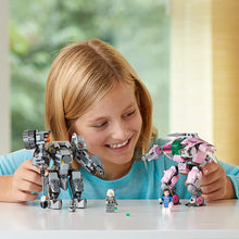 Load image into Gallery viewer, LEGO 6250956 Overwatch D.Va and Reinhardt 75973 Building Kit , New 2019 (455 Piece), Multicolor