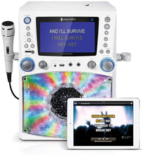 Load image into Gallery viewer, Singing Machine STVG785BTW Bluetooth Karaoke Machine with Disco Lights