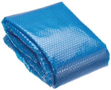 Load image into Gallery viewer, Bestway 58173E 18 Foot Round Above Ground Swimming Pool Solar Heat Cover in Blue with Carrying Bag for Steel Pro Frame Pools